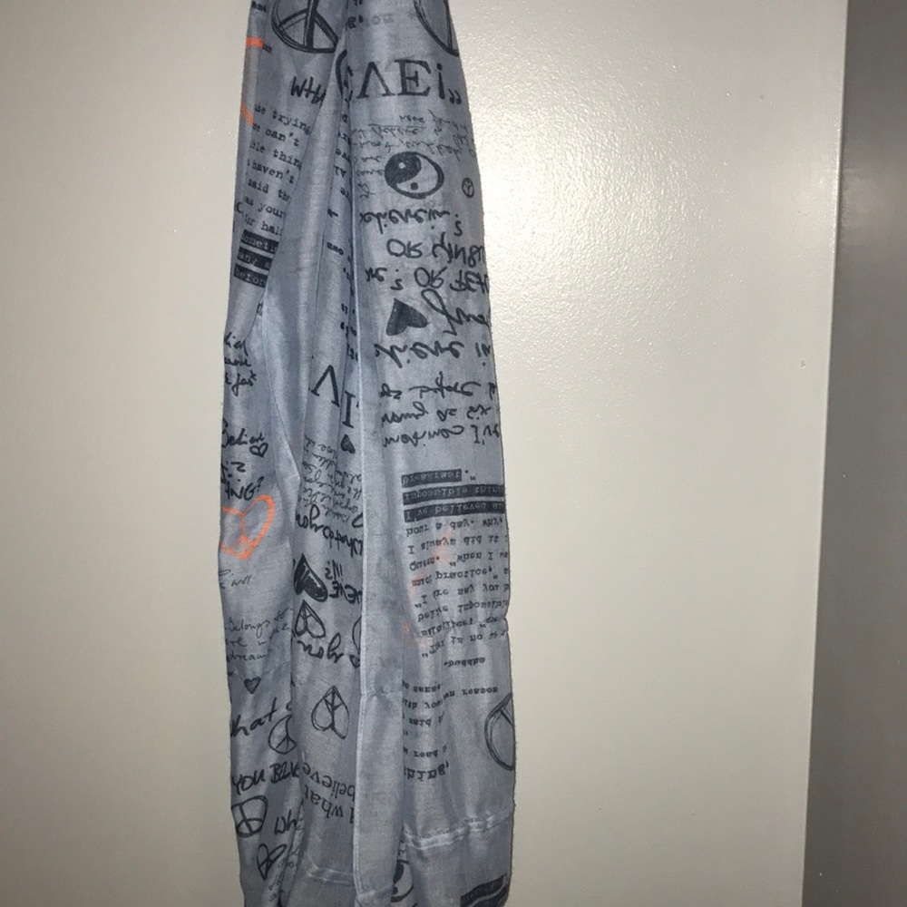 Blue Infinity Scarf